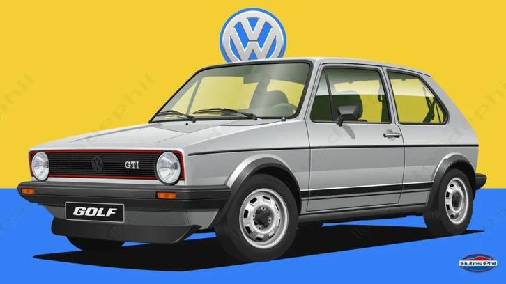 GOLF 1 GTI 1600 (EG) bloc H . 1981 a restaurer, Auto's, Volkswagen, Particulier, Golf, Benzine, Euro 1, Berline, 3 deurs, Handgeschakeld