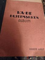 vintage KA-BE BRIEFMARKEN ALBUM 1939: + 300 POSTZEGELS, Ophalen of Verzenden