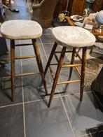 Ensemble de 2 tabourets de bar en bois, Enlèvement