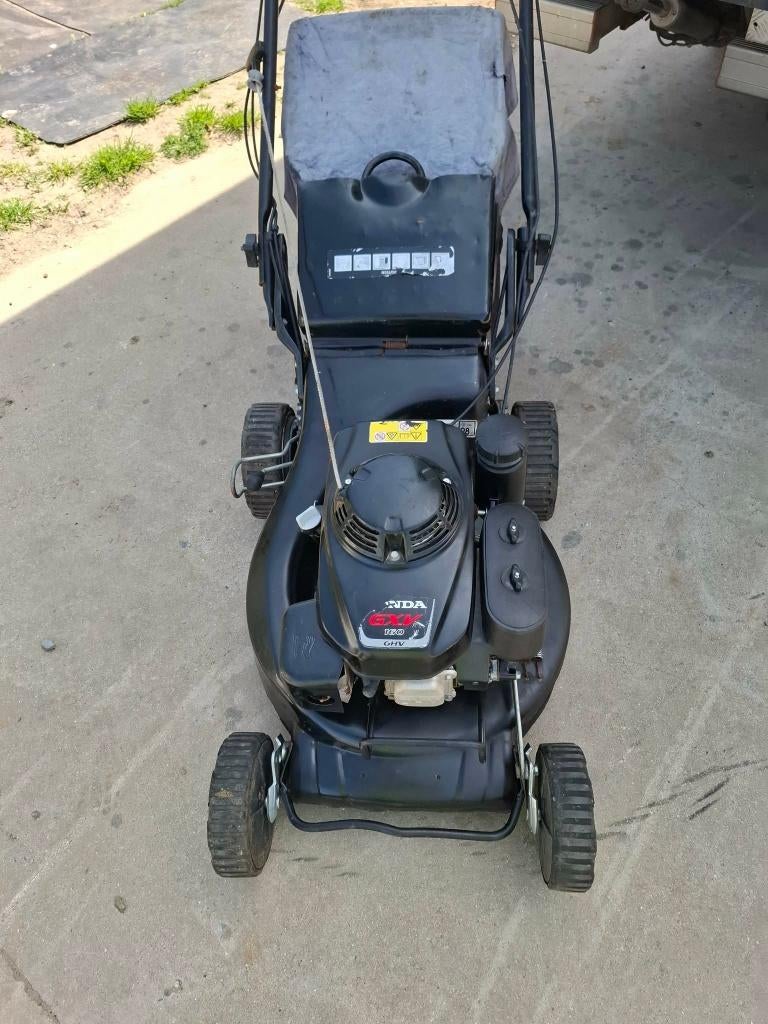 professionele Honda grasmaaier, Tuin en Terras, Grasmaaiers, Ophalen, Gebruikt, 50 cm of meer, Opvangzak