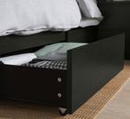 4 Bedlades "Malm" met wieltjes., Huis en Inrichting, Slaapkamer | Bedden, Ophalen