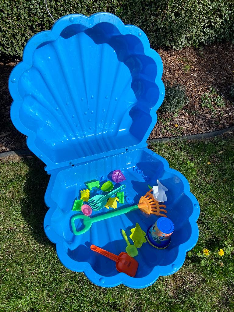 Zand bak, Ophalen, Gebruikt