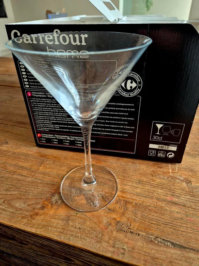 6 martini glazen, Ophalen