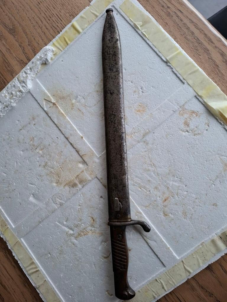 Duitse M1898/08 n.A. verwijderde zaagrug, Verzamelen, Ophalen of Verzenden