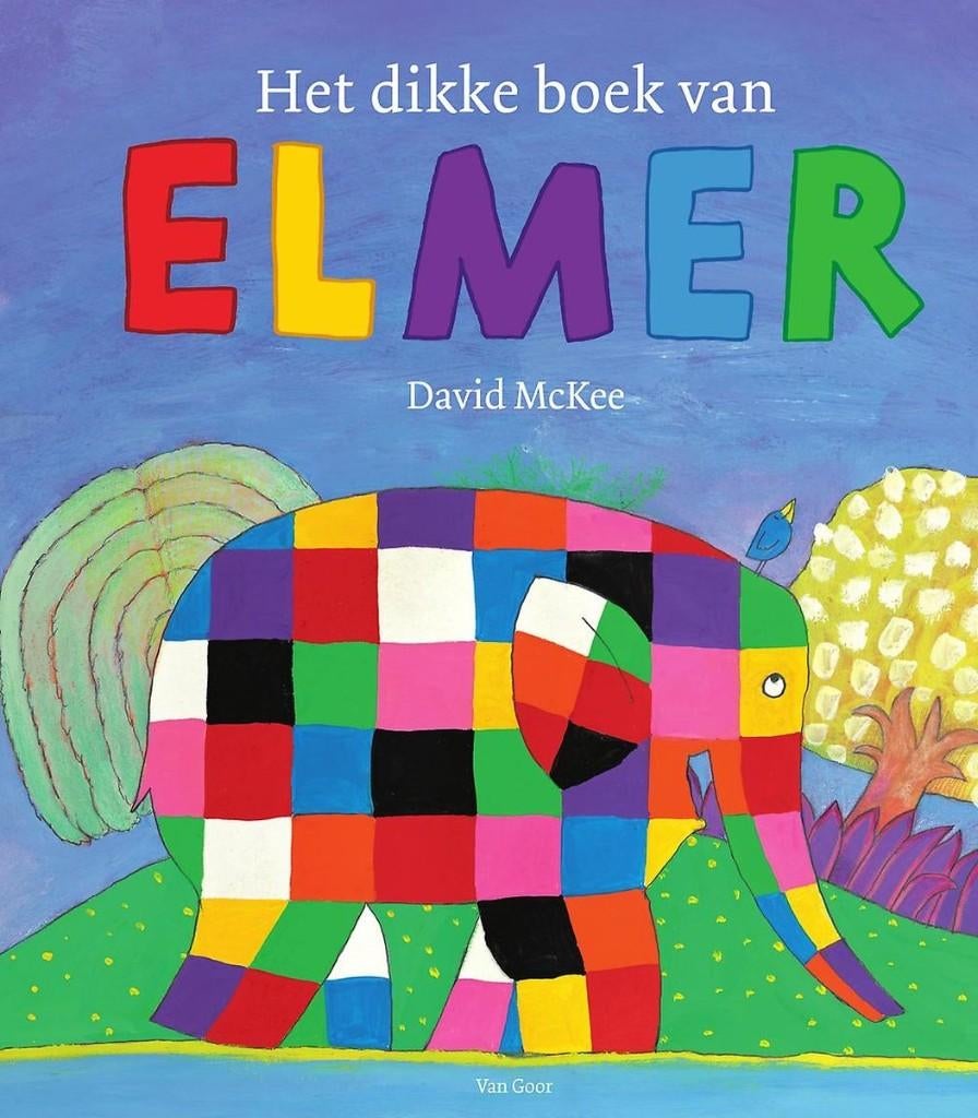 boek: het dikke boek van Elmer/David McKee, Boeken, Ophalen of Verzenden, Zo goed als nieuw, Fictie algemeen, Voorleesboek
