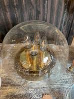 Plafonnier/lampe de table vintage en verre, Enlèvement ou Envoi, Comme neuf