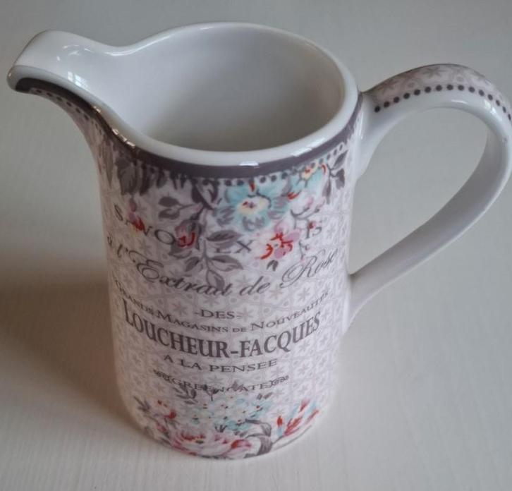 Green Gate melkkannetje, 12 cm, Maison & Meubles, Cuisine | Vaisselle, -, Poterie, Utilisé, Autres types