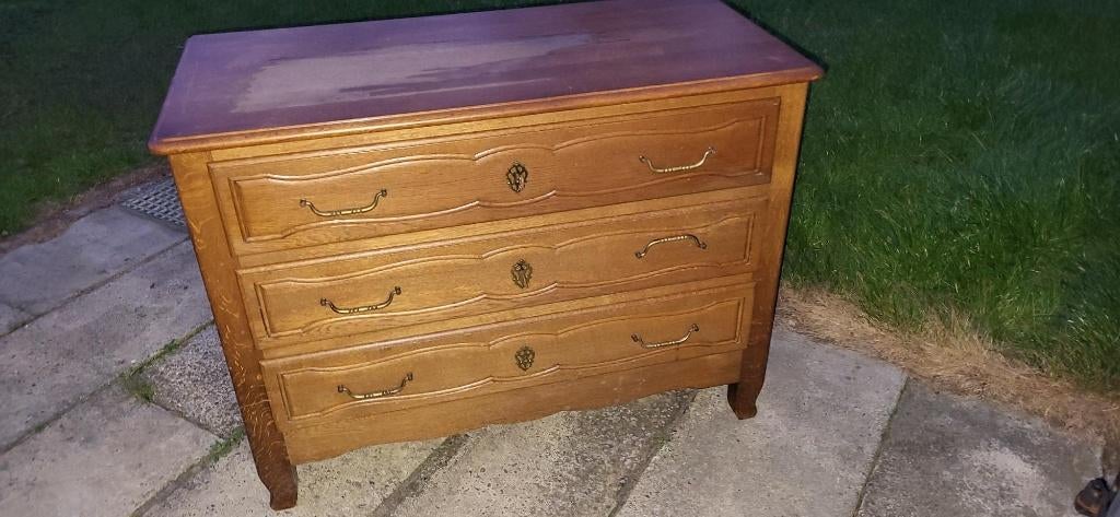 Gratis massief eiken comodekast, Enlèvement