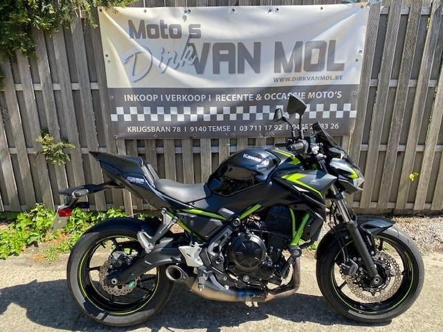 kawasaki z 650 abs bj 2022 zeer goede staat + vele opties, 2 cilinders, Motorrijbewijs A, Meer dan 35 kW, ABS
