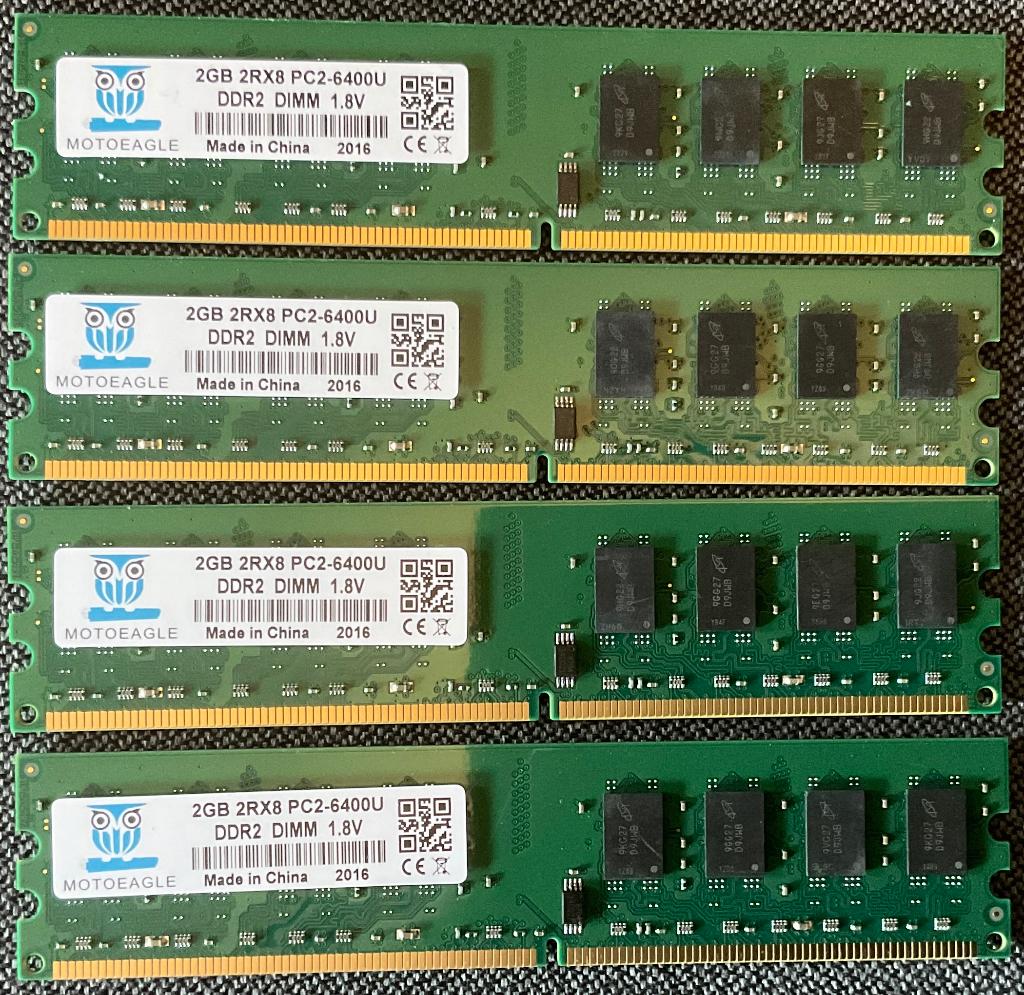 Ram geheugen te koop., Computers en Software, RAM geheugen, 8 GB, Ophalen of Verzenden, Zo goed als nieuw, DDR2