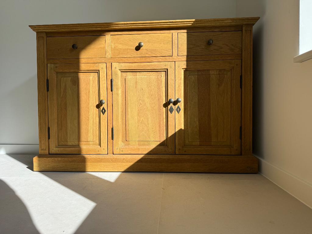 Armoire en chêne, Maison & Meubles, 25 à 50 cm, Volle eik, 100 à 150 cm, Enlèvement