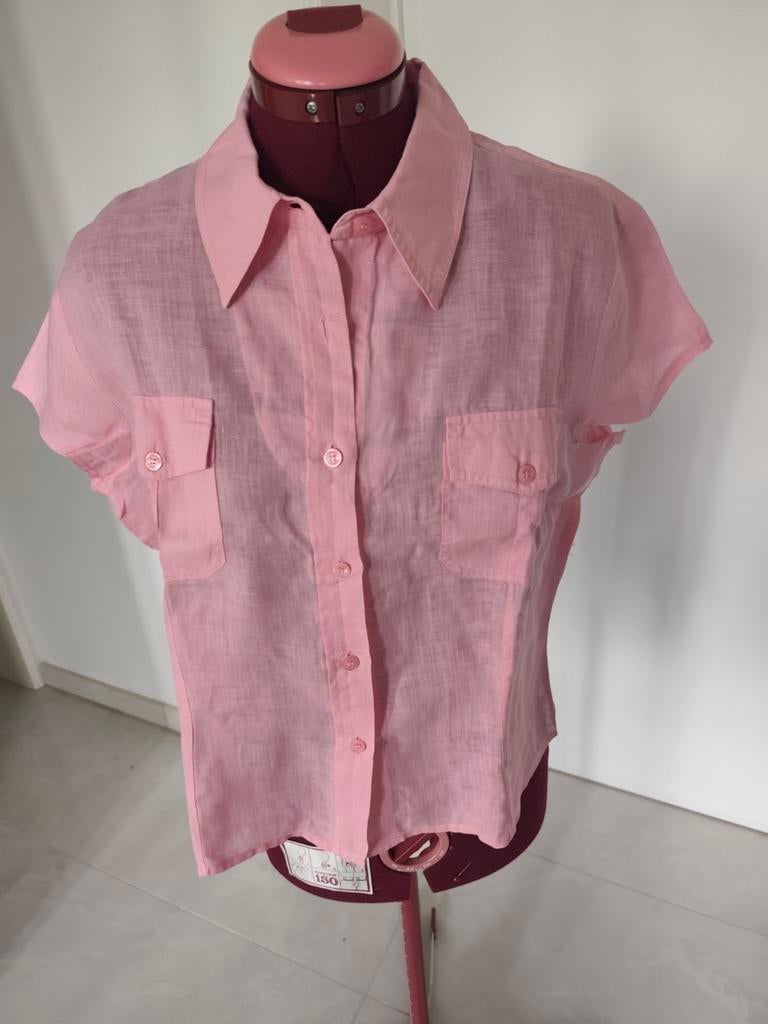 chemisier 100 % lin léger et agréable à porter. 42. Gigue, Gigue, Enlèvement ou Envoi, Comme neuf, Taille 42/44 (L)