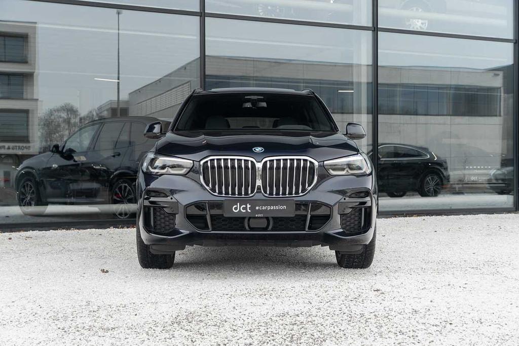 BMW X5 45e xDrive Pano Roof HeadUp Msport Pack (bj 2020), Auto's, Automaat, Gebruikt, Zwart, Leder