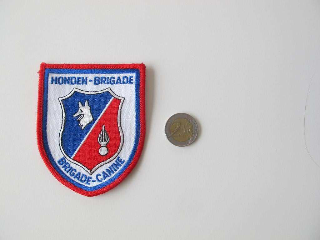patch politie rijkswacht gendarmerie honden brigade, Verzamelen, Ophalen of Verzenden, Rijkswacht, Embleem of Badge
