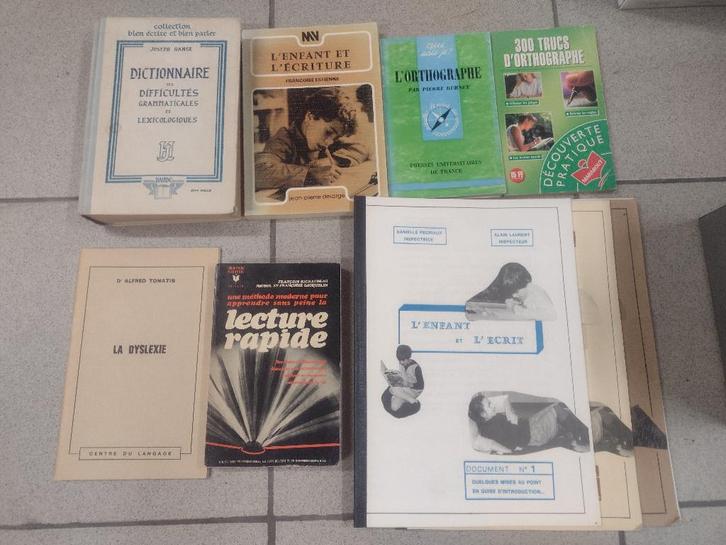 Lot de livres lecture écriture et troubles associés, Livres, Livres d'étude & Cours, Utilisé, Enlèvement ou Envoi