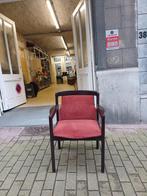 2 chaises bois et tissus, Maison & Meubles, Chaises, Rouge, Deux, Enlèvement, Utilisé