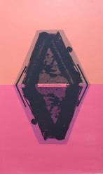 RENAAT IVENS / GEOMETRIE / KLEURLITHO / 59x39cm / SIG, Ophalen of Verzenden