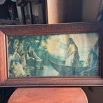 Reproductie Jezus predikt vanuit boot., Antiek en Kunst, Ophalen