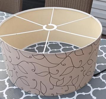 Ronde lampenkap, Moins de 25 cm, Beige, Rond, Comme neuf
