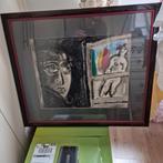 M.Millar. dessiné en privé derrière une vitre 40x50, Antiquités & Art, Art | Peinture | Moderne, Enlèvement ou Envoi