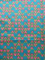Vintage stof, Hobby en Vrije tijd, Stoffen en Lappen, Overige materialen, Ophalen of Verzenden, 30 tot 120 cm, Groen
