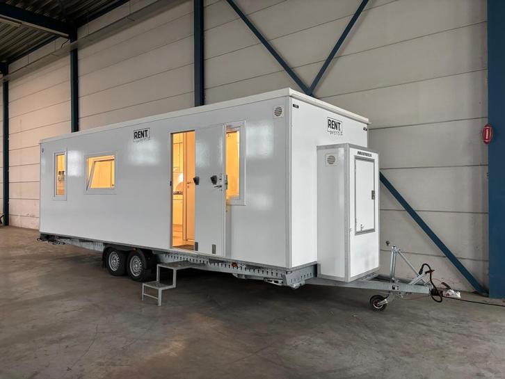 Mobiele Woonunit 7,33m OCCASION | Volledige woning op wielen, Articles professionnels, Machines & Construction | Abris de chantier & Conteneurs