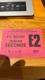 Ticket as Monaco Club Brugge 1988-89, Verzamelen, Ophalen, Zo goed als nieuw