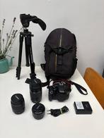 Canon EOS550D  + 3 lenzen, statief en draagtas, Ophalen, Spiegelreflex, 18 Megapixel, Canon