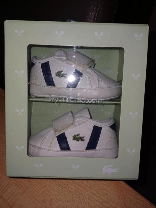 Schoentjes Lacoste, Kinderen en Baby's, Babykleding | Schoentjes en Sokjes, Zo goed als nieuw, Schoentjes, Ophalen of Verzenden