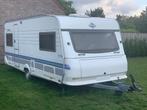 Caravan Hobby Prestige met voortent, Caravans en Kamperen, 2 aparte bedden, Particulier, Rondzit, 1250 - 1500 kg