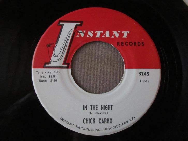 Chick Carbo‎ — In de nacht/Run Henry Mint-, Cd's en Dvd's, Vinyl Singles, Zo goed als nieuw, Single, R&B en Soul, 7 inch, Ophalen of Verzenden