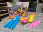1986 Tropical Barbie Hawaiian Surf Set Playset, Gebruikt, Ophalen of Verzenden, Barbie