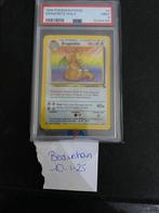 Dragonite holo psa 9 fossil - pokemon, Ophalen of Verzenden, Nieuw, Losse kaart, Foil