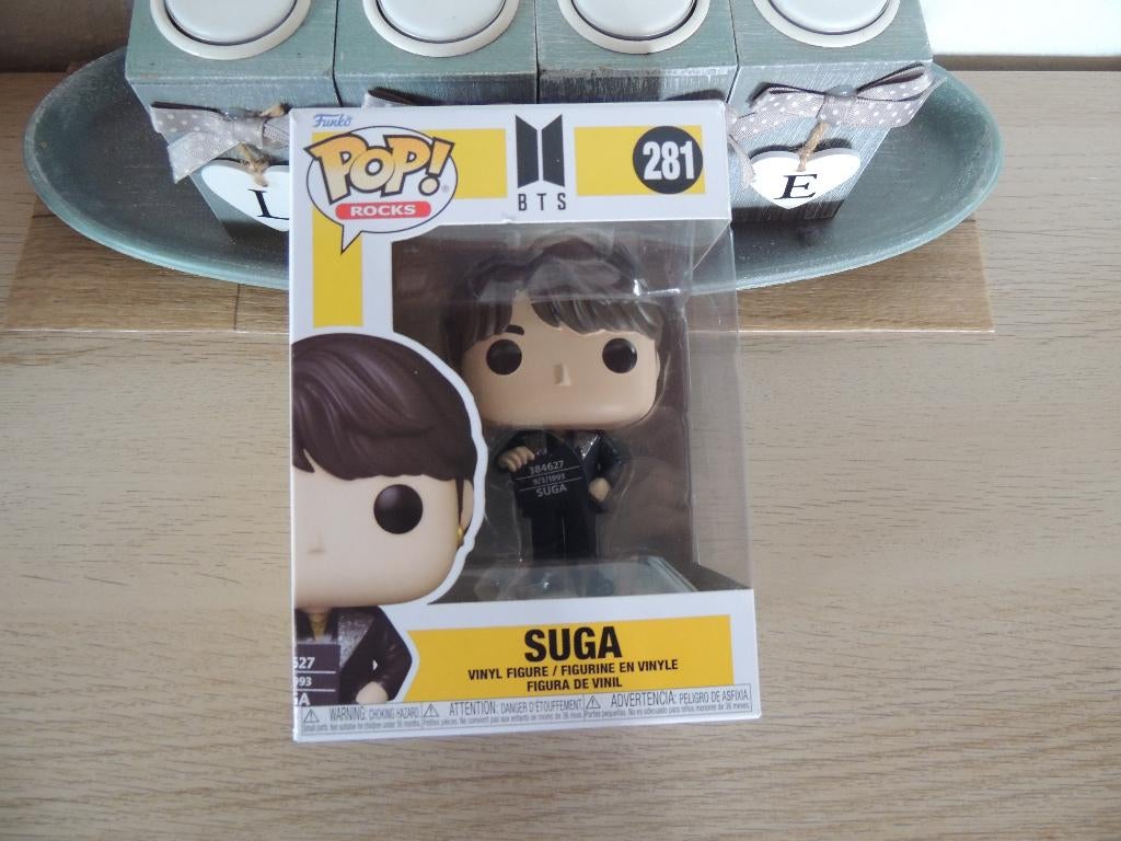 POP BTS 281 - Suga, Collections, Statues & Figurines, Enlèvement