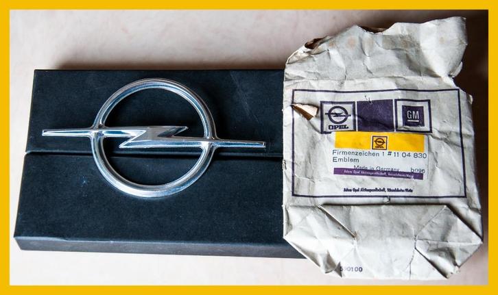 OPEL GT oldtimer EMBLEEM 1104830 Motorkap, Auto-onderdelen, Carrosserie, Motorkap, Opel, Nieuw, Verzenden