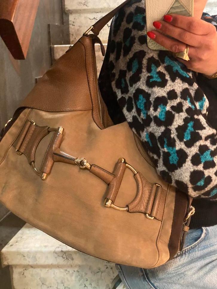 GUCCI Heritage Horsebit hobo tas, Handtassen en Accessoires, Tassen | Schoudertassen, Ophalen of Verzenden