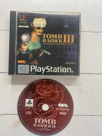 Tomb raider 2 & 3 playstation 1  beschikbaar voor biedingen