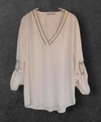 VIE TA VIE Blouse Maat 38 🕊🕊 in uitstekende staat, Maat 38/40 (M), Vie ta vie, Beige, Ophalen of Verzenden