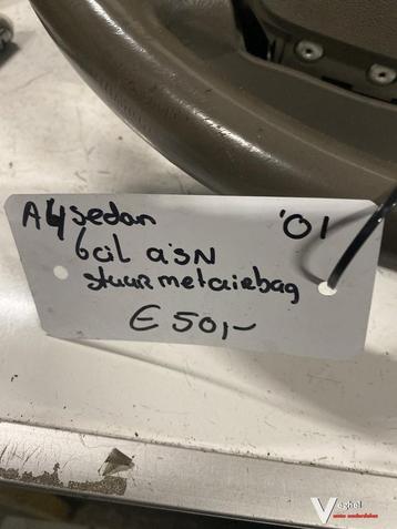 Audi A4 2001 lederen Stuur met bediening beschikbaar voor biedingen