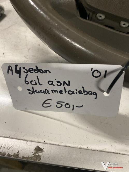 Audi A4 2001 lederen Stuur met bediening, Auto-onderdelen, Besturing, Gebruikt, Ophalen of Verzenden