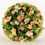 Kunstbloemstuk rozen orchideeen kroon, SUNSHINE-COLOUIRS BV, Nieuw, Ophalen of Verzenden, Budingenweg 37 te 3440 Zoutleeuw