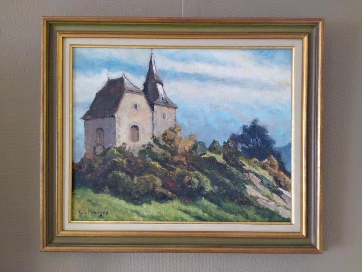 -- VENDU--  Géo WARZEE., Antiek en Kunst, Kunst | Schilderijen | Klassiek, Ophalen