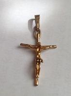 Mooi antiek verguld metalen kruis, Ophalen of Verzenden, Goud, Overige materialen