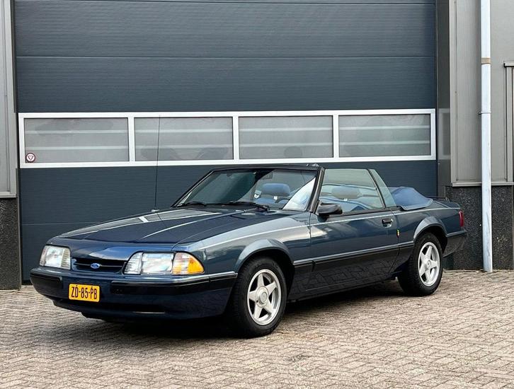 Ford Mustang 2.3 bj.1987 Cabriolet|Autom|74000mls., Auto's, Ford, Mustang, Centrale vergrendeling, Cruise Control, Elektrische ramen