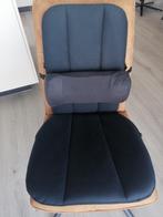 Ergonomisch zit & rugkussen voor auto / andere toepassingen, Ophalen, Zwart, Zo goed als nieuw, Bureaustoel