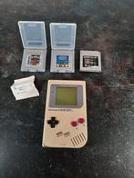 Gameboy Classic 1989 met 3 Games, Games en Spelcomputers, Nintendo, Gebruikt, Game Boy Classic, Ophalen of Verzenden
