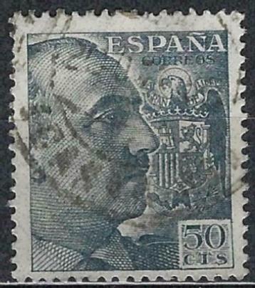 Spanje 1951-1953 - Yvert 819 - Reeks - Franco (ST)