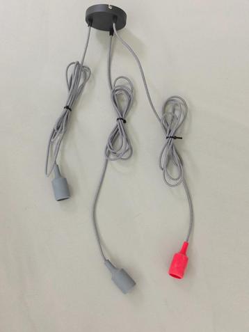 3 x Creative Cables Siliconen E27-fitting gevlochten snoeren beschikbaar voor biedingen