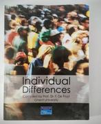 Individual Differences -  dr. F. De Fruyt, Boeken, Ophalen, Zo goed als nieuw, Hoger Onderwijs, Pearson