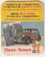BIERKAART VIEUX-TEMPS    DRINK EN EEN CNARLESTON, Collections, Marques de bière, Autres marques, Sous-bock, Envoi, Neuf